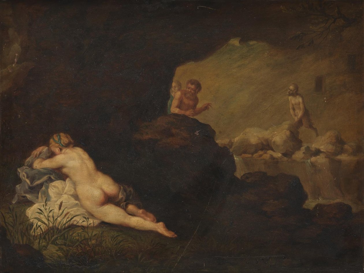 Sovende nymfe af Johann Liss
