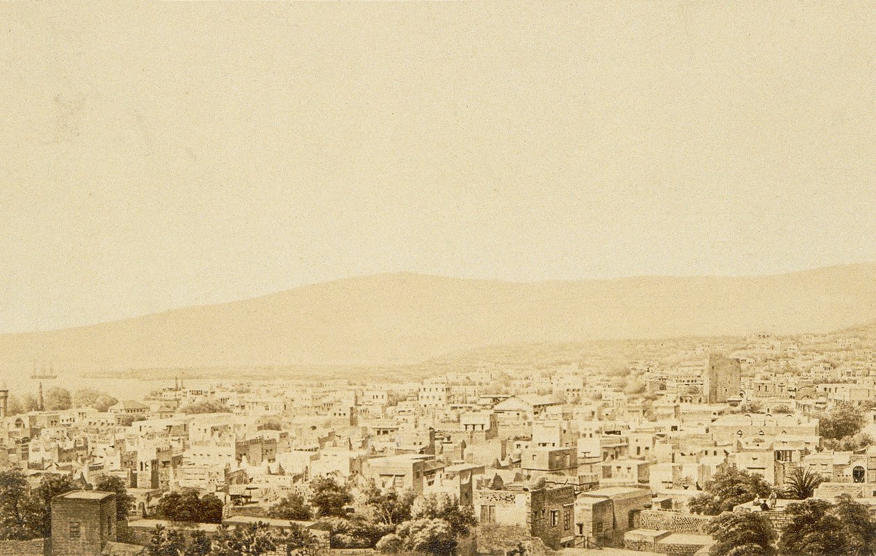 Beirut. Radering af Bernatz et alii - Steinkopk J.F. Redaktør af Johann Martin Bernatz