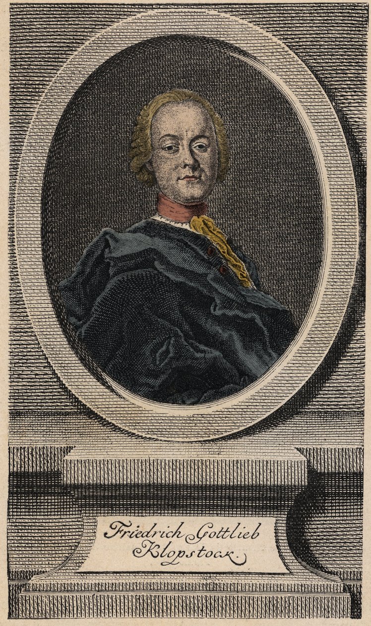 Friedrich Gottlieb Klopstock (1724-1803), tysk digter af Johann Martin Bernigeroth