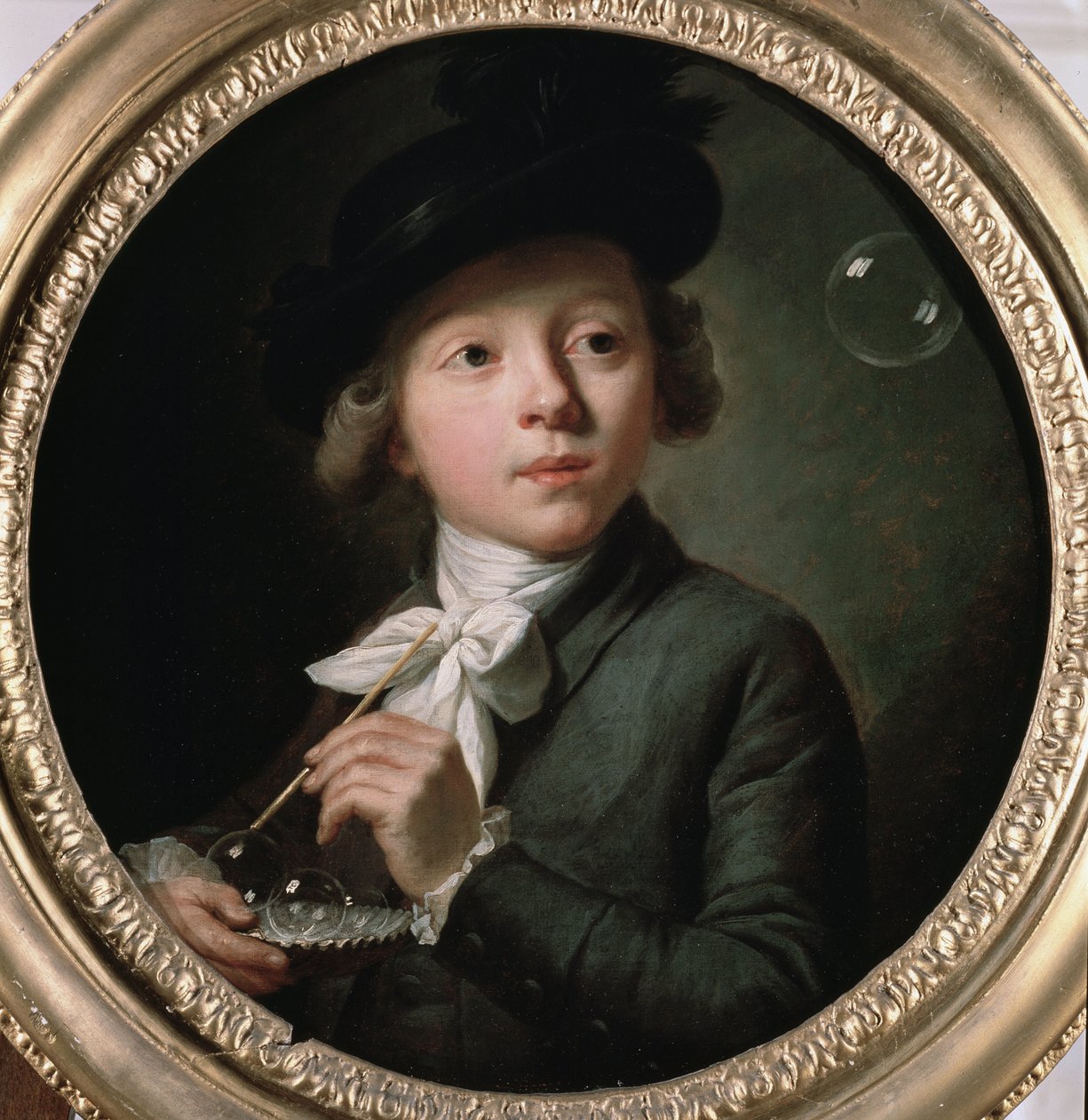 Sæbebobler eller et portræt af J. A. Laurens. Maleri af Melchior Wyrsch (1732-1798). 1784. Museum for Skønne Kunster i Besancon af Johann Melchior Joseph Wyrsch or Wursch