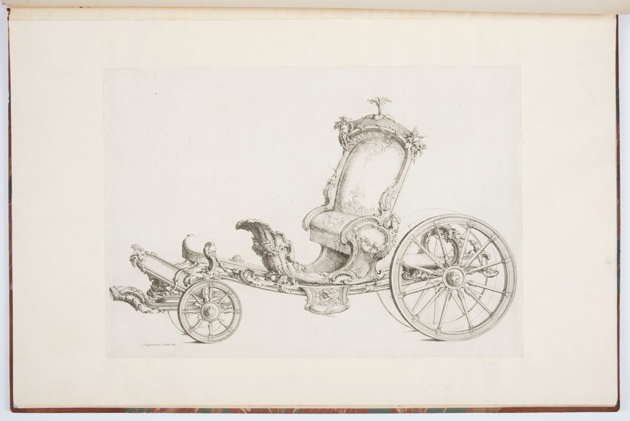 Design til en Cabriolet af Johann Michael Hoppenhaupt II