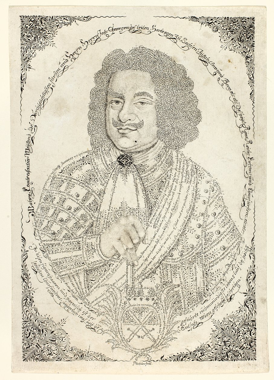 Johann Georg III, kurfyrste af Sachsen af Johann Michael Puchler