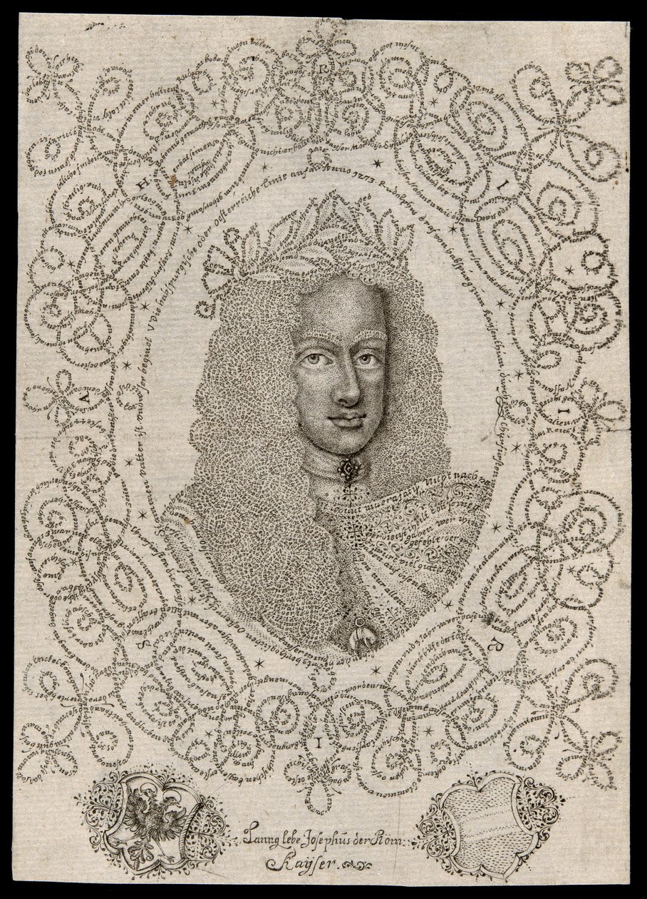 Joseph I (august), hellig romersk kejser af Johann Michael Puchler