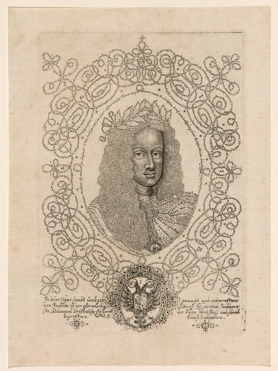 Joseph I (august), hellig romersk kejser af Johann Michael Puchler