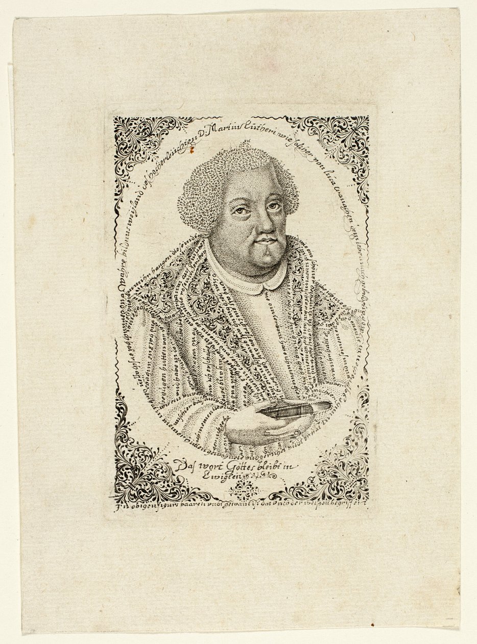 Martin Luther af Johann Michael Puchler