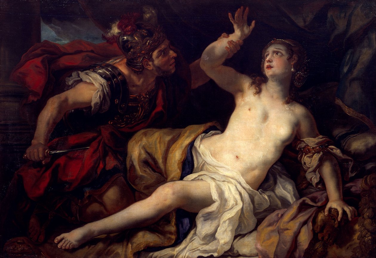 Tarquin og Lucretia af Johann Michael Rottmayr