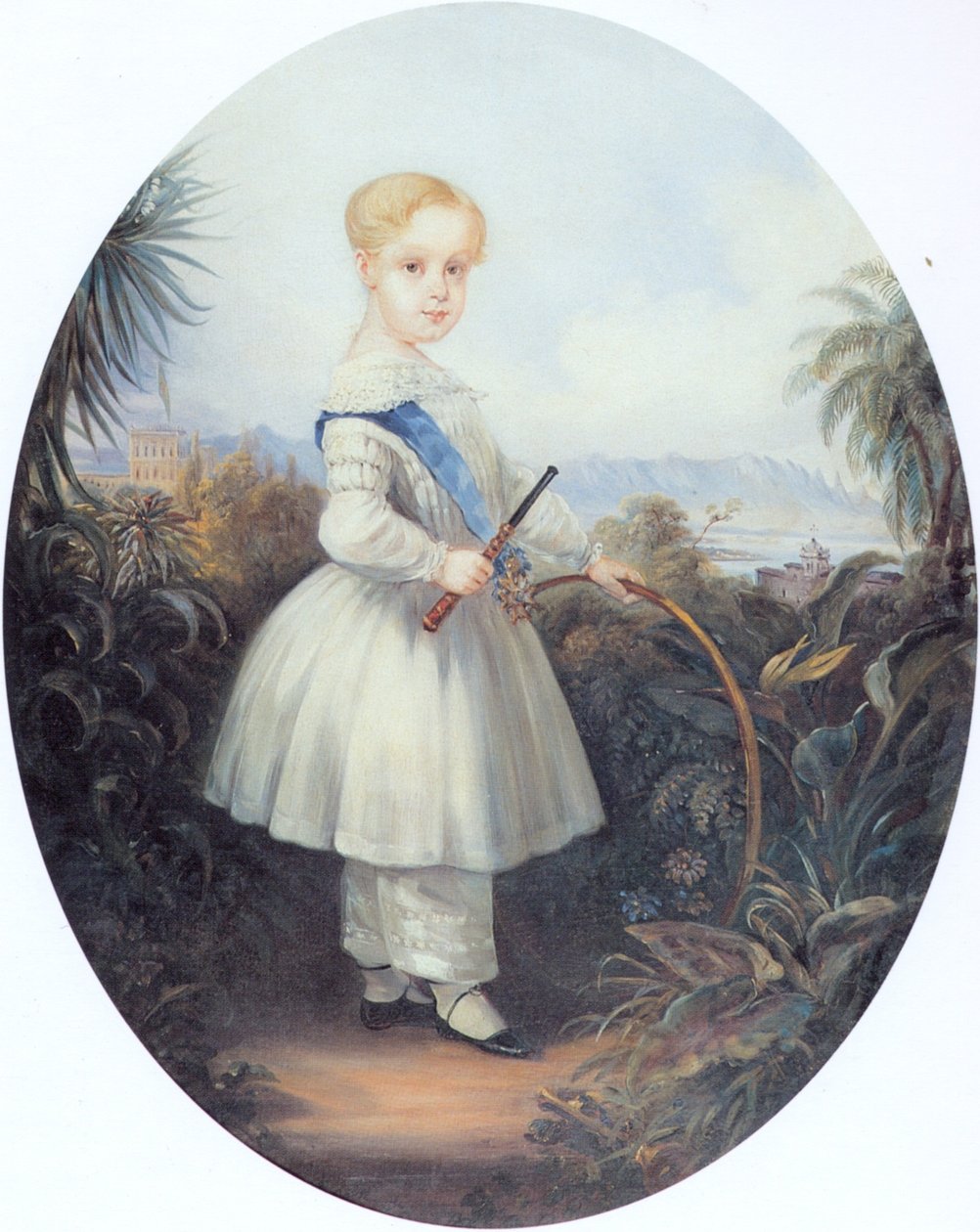 Afonso, kejserlig prins af Brasilien, ældste søn af Pedro II. 1846. af Johann Moritz Rugendas