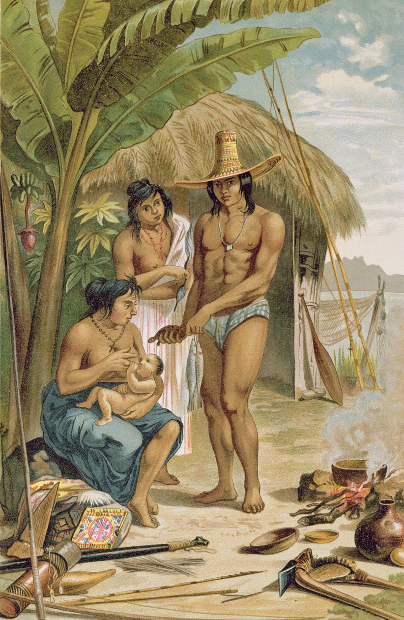 Indian Household in East Brazil, fra 