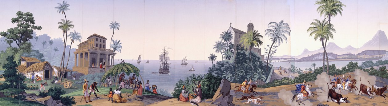 Udsigt over Brasilien, ca. 1829-1835 af Johann Moritz Rugendas