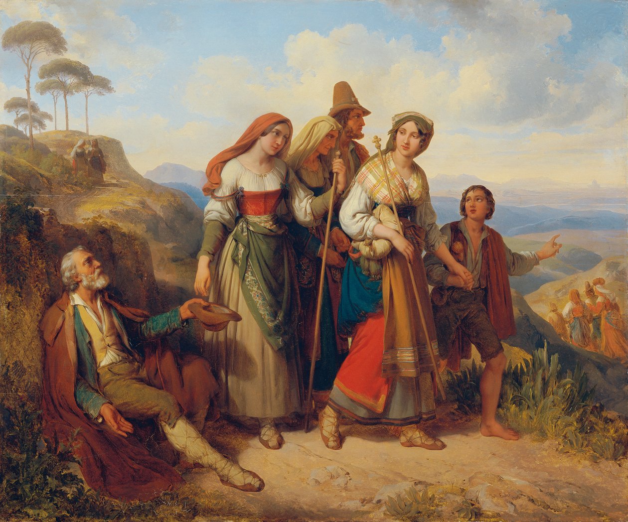 romerske pilgrimme af Johann Nepomuk Ender