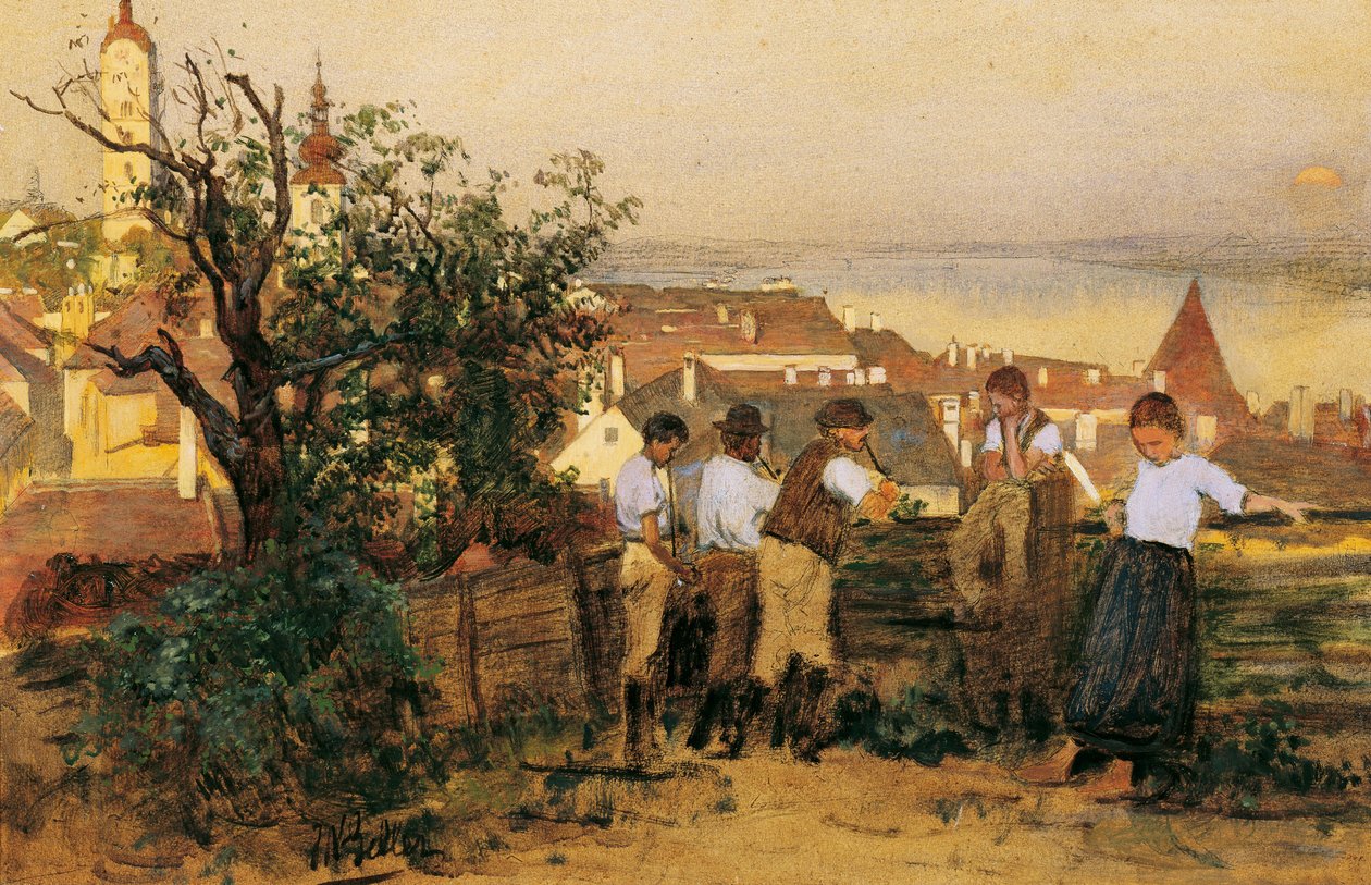 Fra Stein an der Donau af Johann Nepomuk Geller