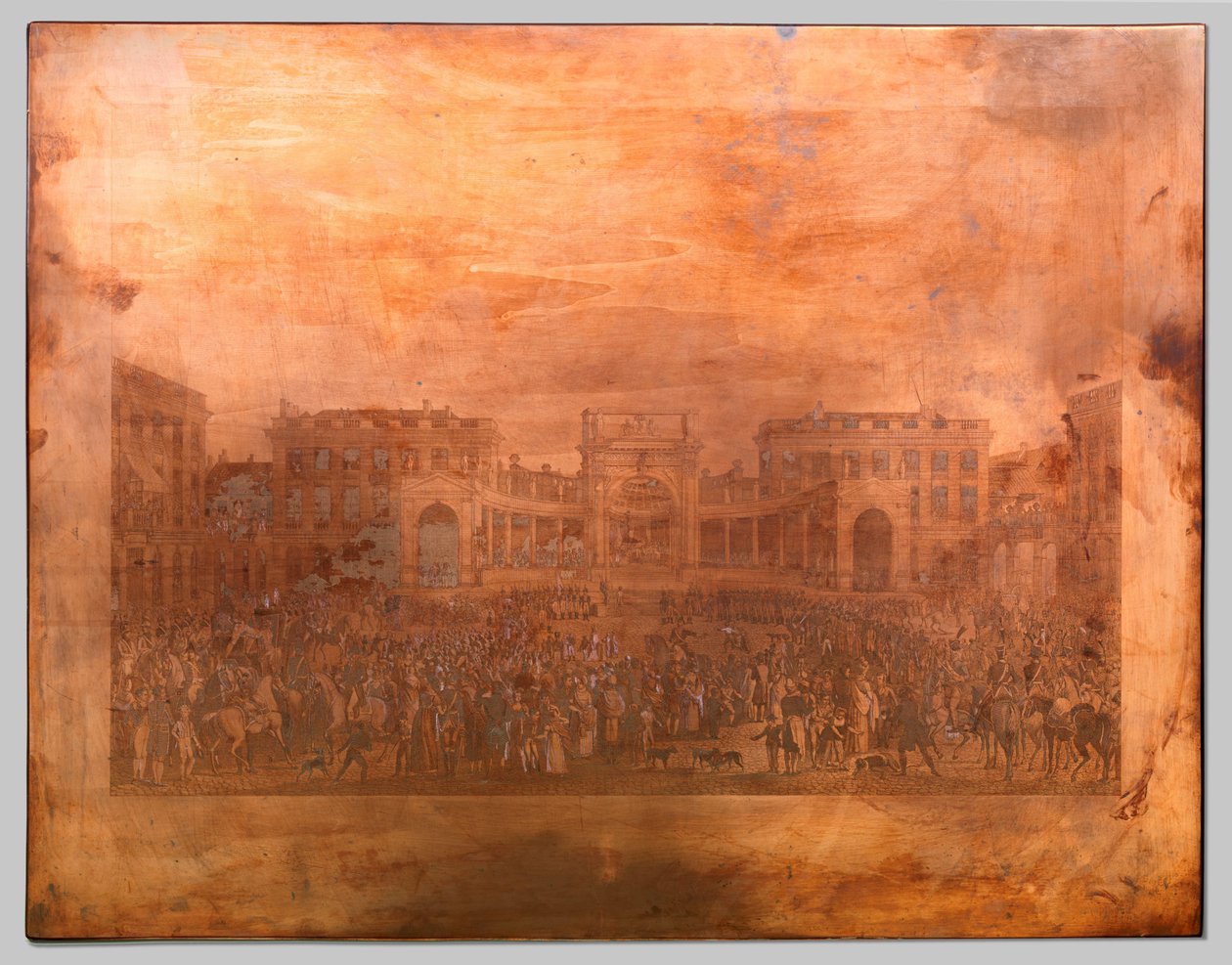 Hyldest af William I i Bruxelles af Johann Nepomuk Gibèle