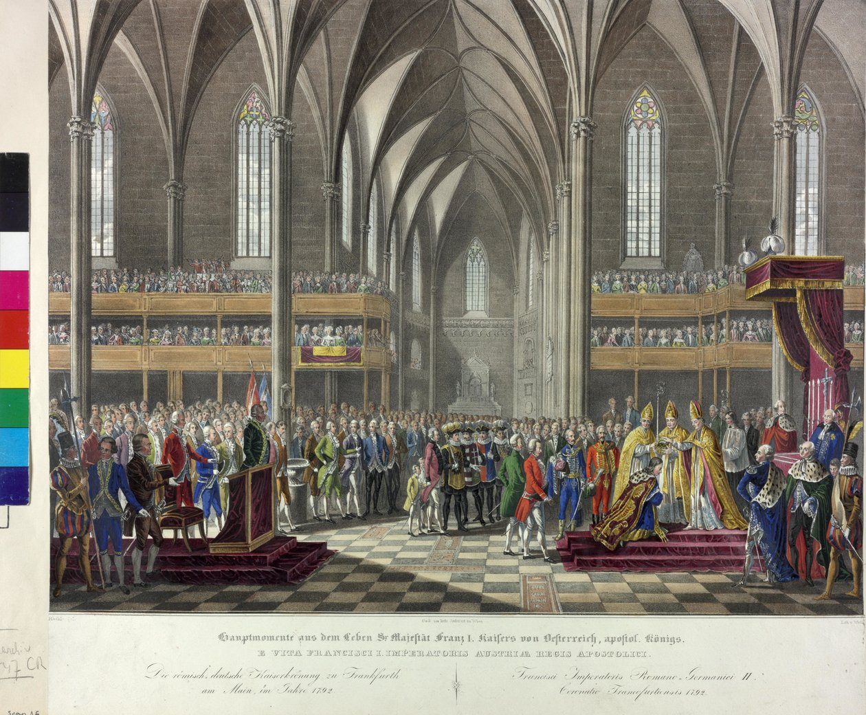 Kejserlig kroning 1792 af Johann Nepomuk Hoechle