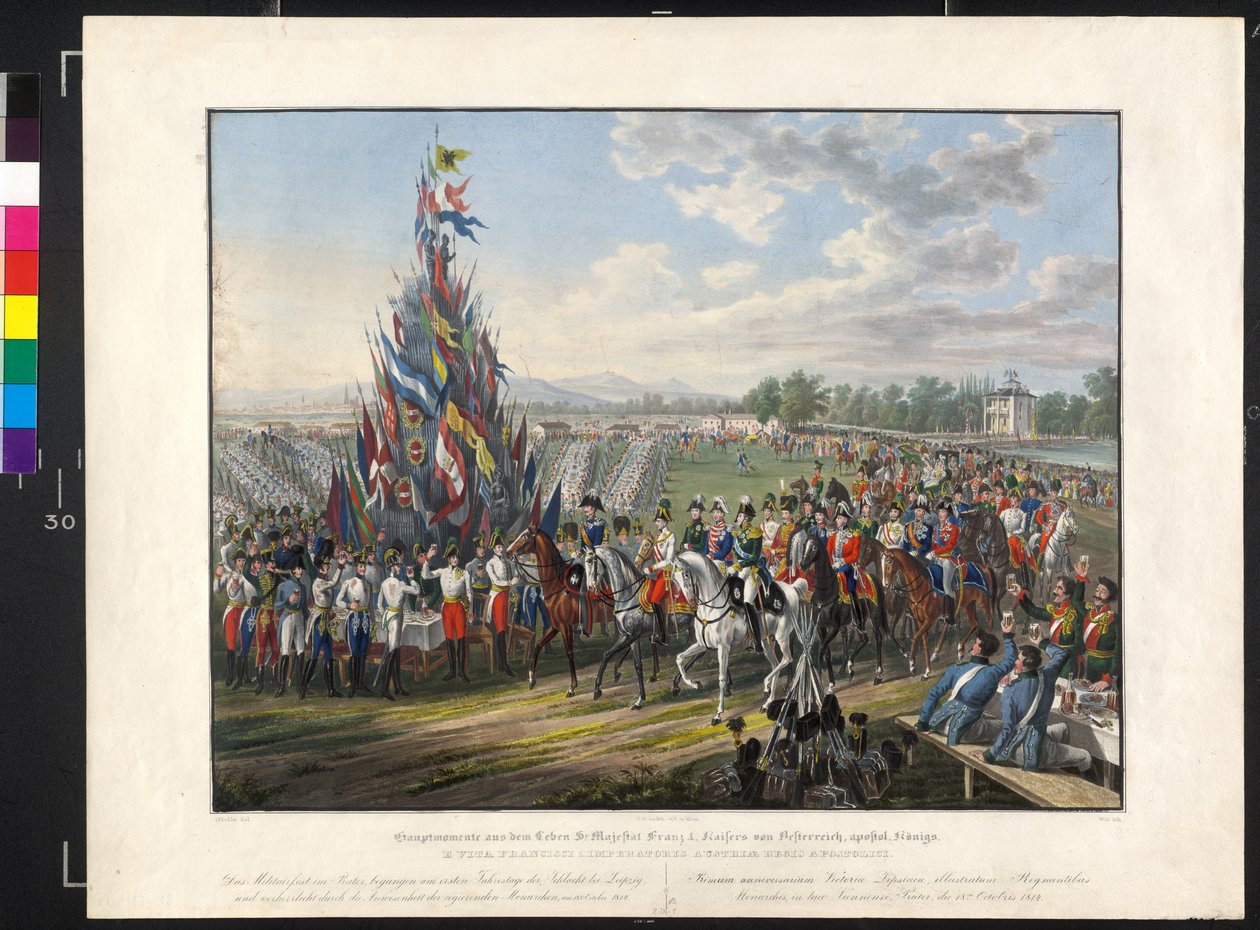 Militær festival i Prater 1814 af Johann Nepomuk Hoechle