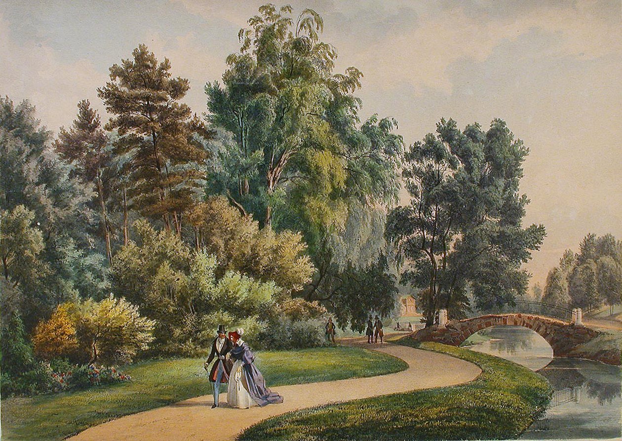 Vlakhernskoe-Kuzminki Estate, s. 1840 af Johann Nepomuk Rauch