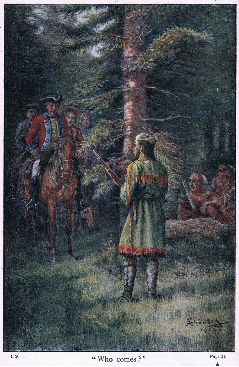 Hvem kommer?, 1910 af Johann Nepomuk Schonberg