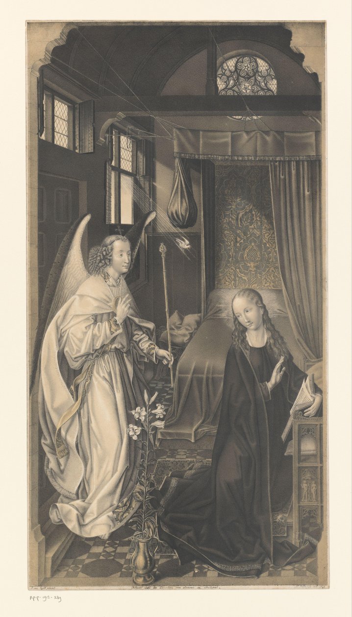 Bebudelse Værker fra Boisserée-brødrenes samling (serietitel) Galerie des Frères Boisserée (serietitel) af Johann Nepomuk Strixner