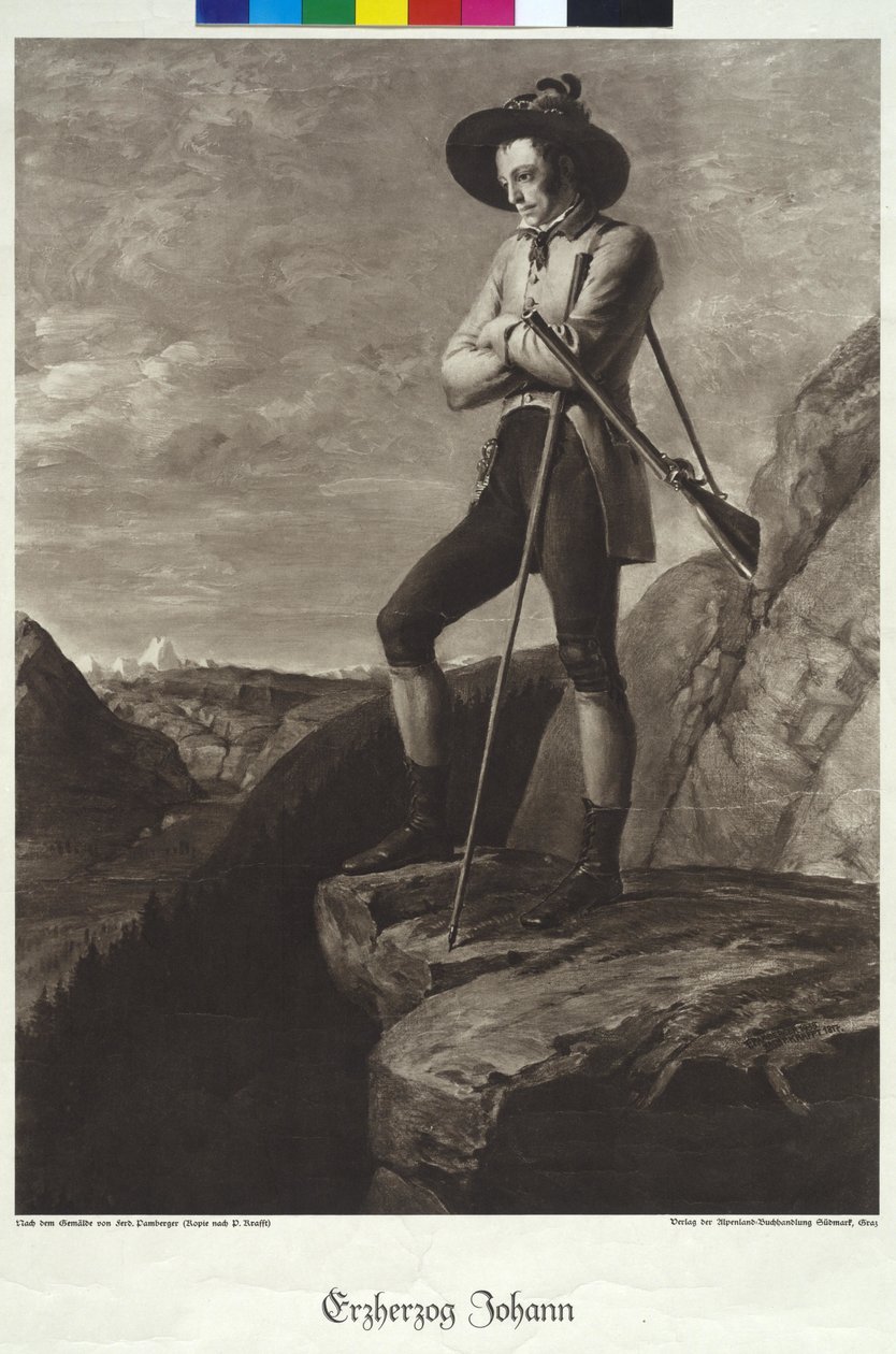 Ærkehertug Johann (print) af Johann Peter Krafft