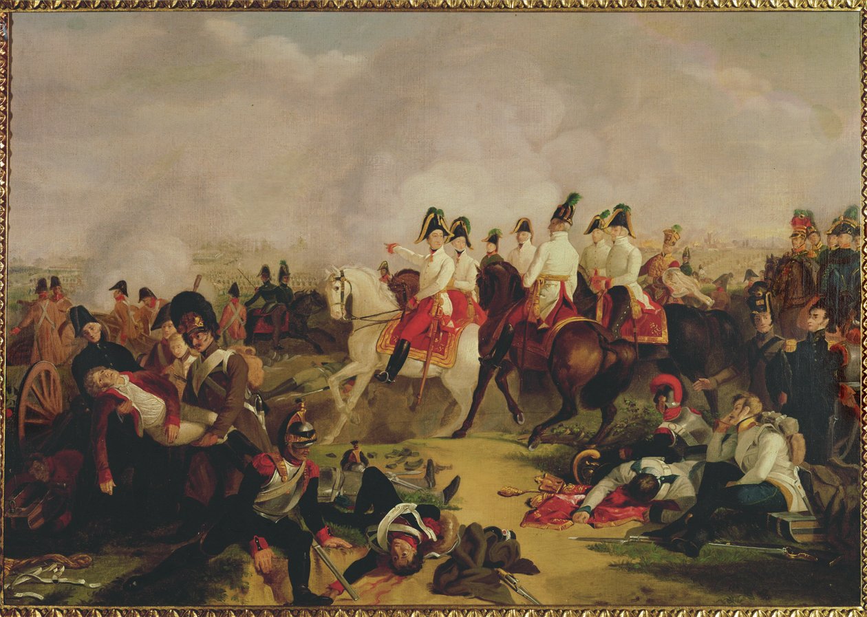 Ærkehertug Karls sejr over Napoleon I ved Aspern nær Wien ... af Johann Peter Krafft