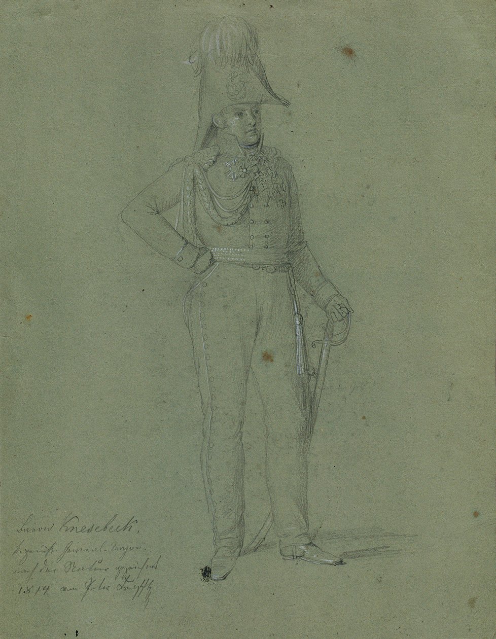 Baron Knesebeck af Johann Peter Krafft