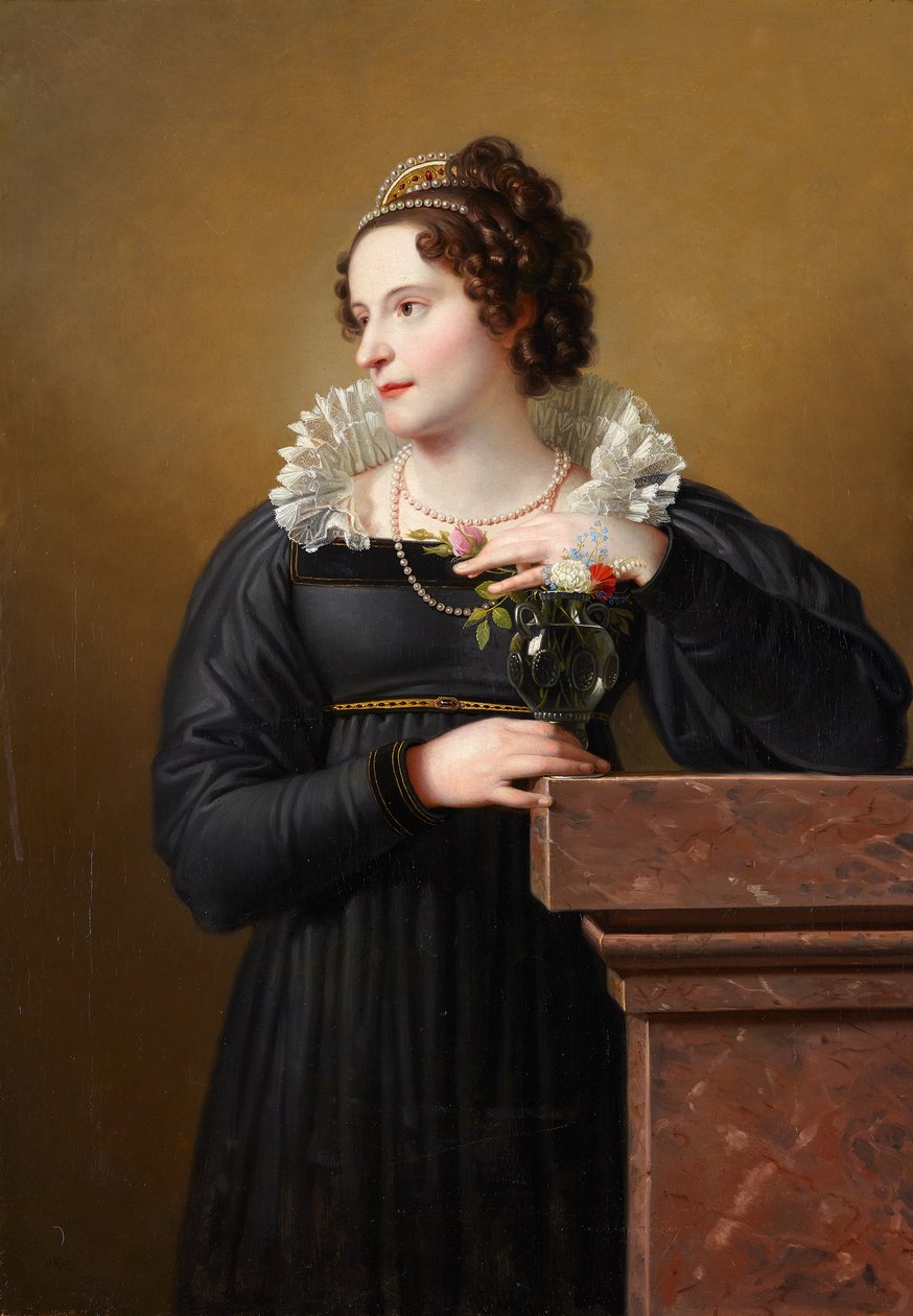 Portræt af Florentina Troclet-Fautz af Johann Peter Krafft