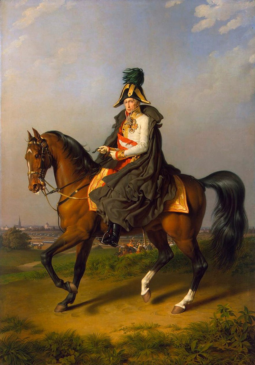 Rytterportræt af den hellige romerske kejser Frans II