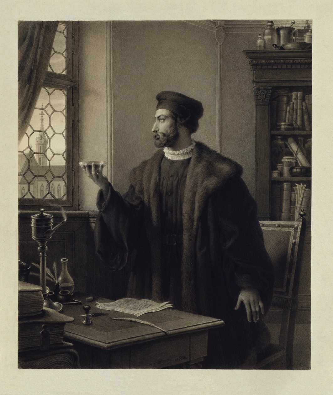 Faust i studiet af Johann Peter Krafft