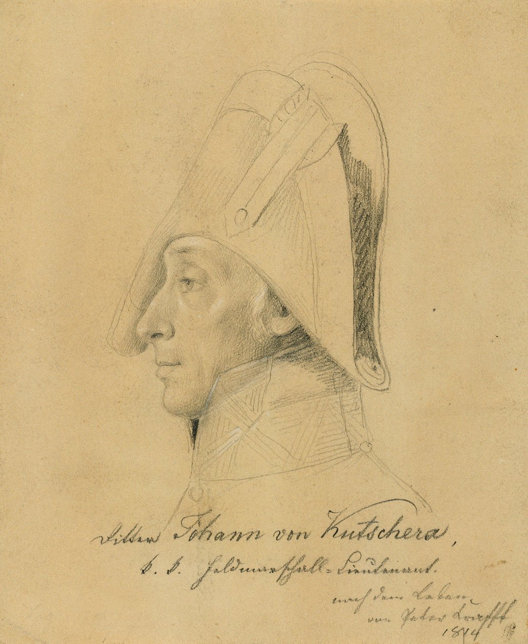 Feltmarskal Johann Ritter von Kutschera af Johann Peter Krafft