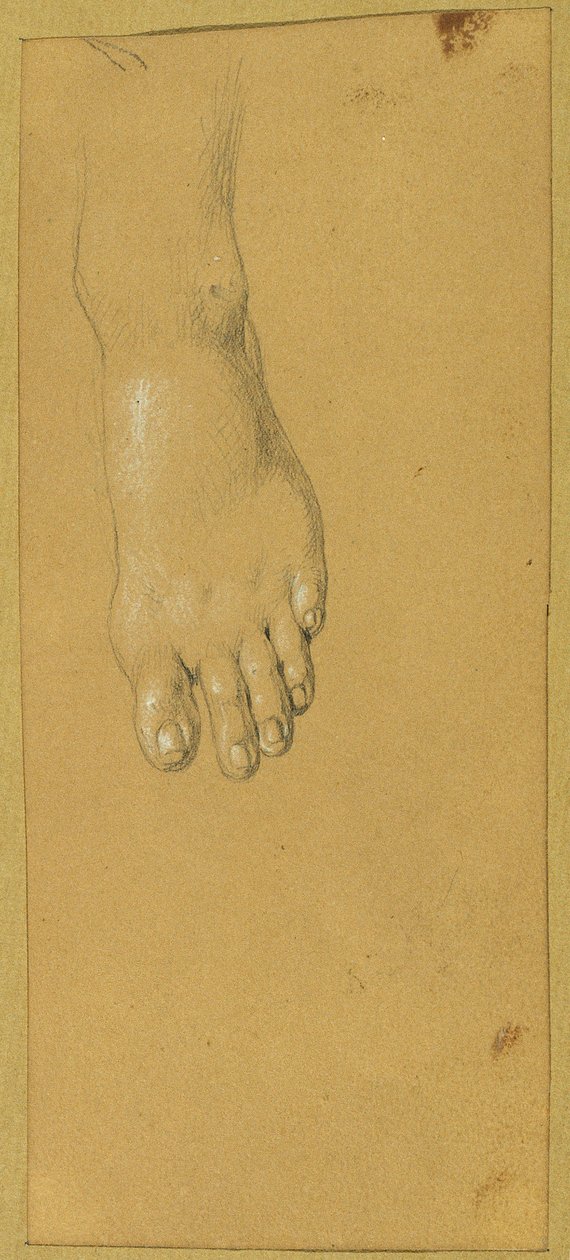 Fodstudie for "Rüdiger og Angelika" af Johann Peter Krafft