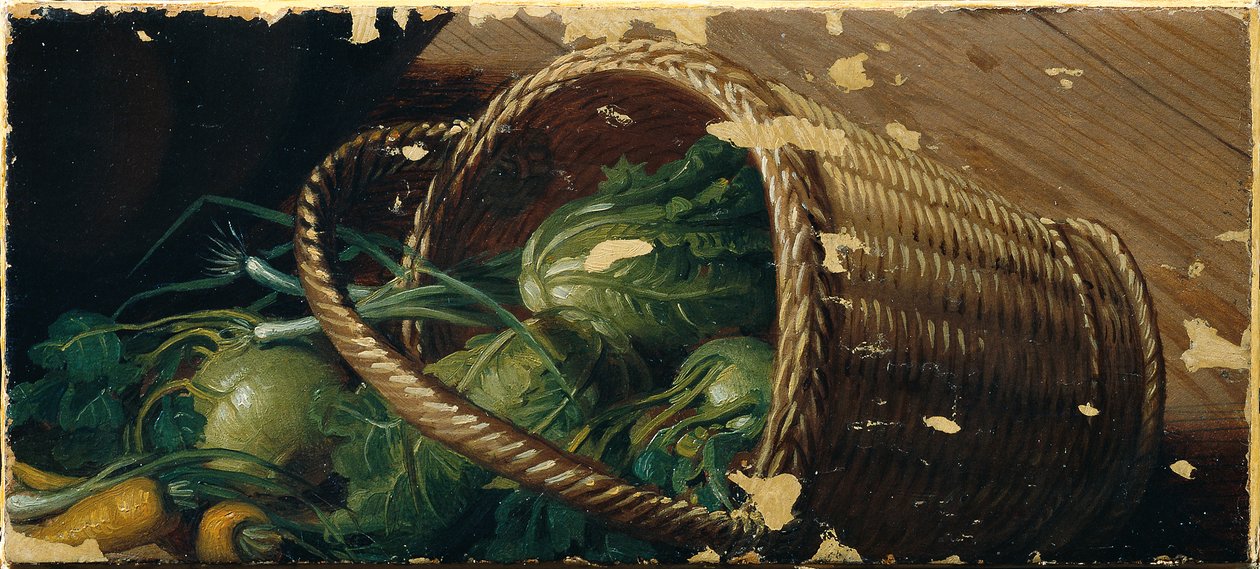 Grøntsagskurv (fragment) af Johann Peter Krafft
