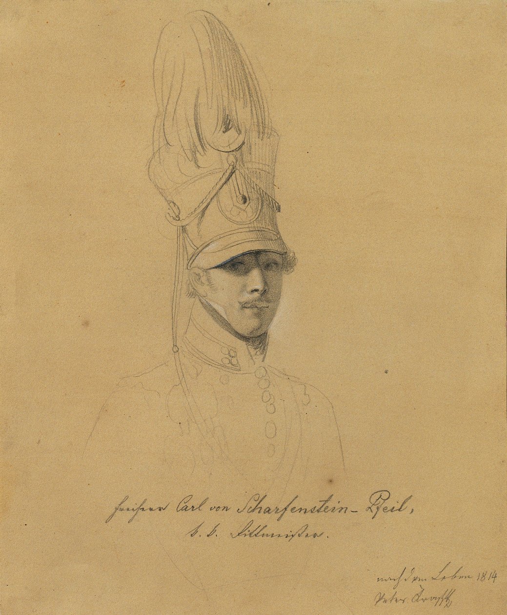 Karl Freiherr von Scharfenstein pil af Johann Peter Krafft