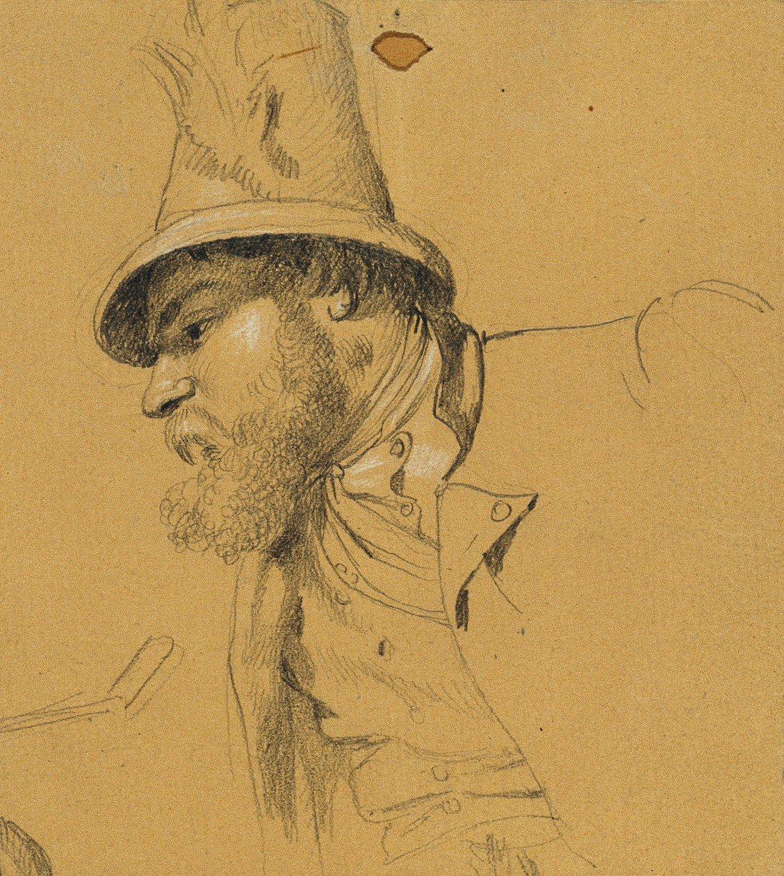 Hovedstudie for "Scene fra den tyrolske frihedskamp" af Johann Peter Krafft
