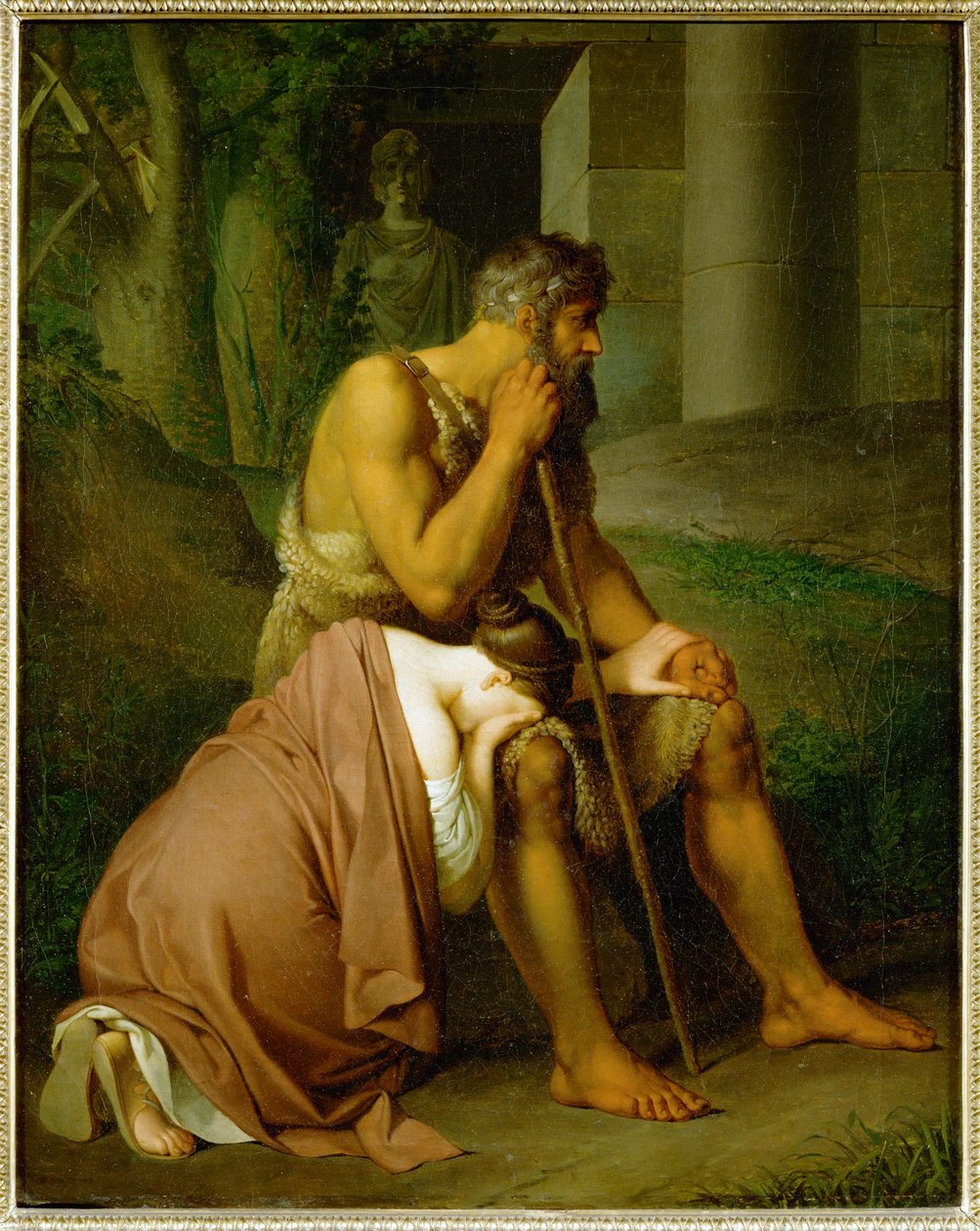 Ødipus og Antigone ... af Johann Peter Krafft