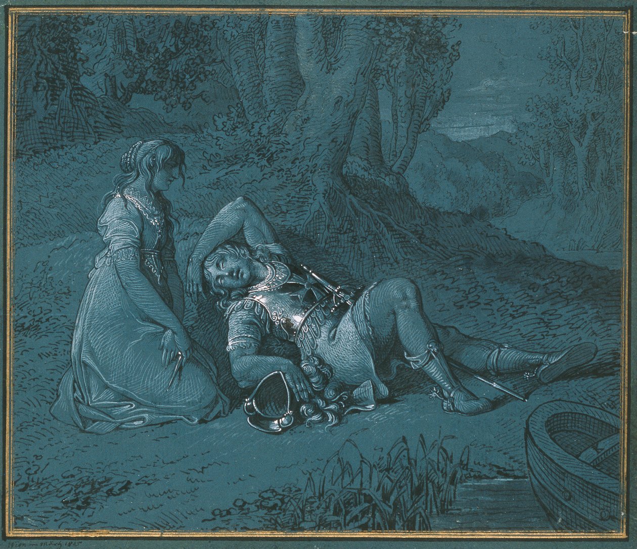 Rinaldo og Armida - Armidens kærlighed af Johann Peter Krafft