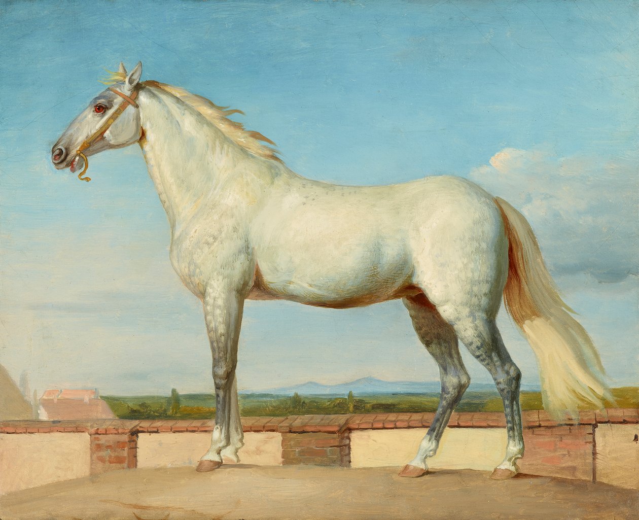 Form foran en lav væg af Johann Peter Krafft