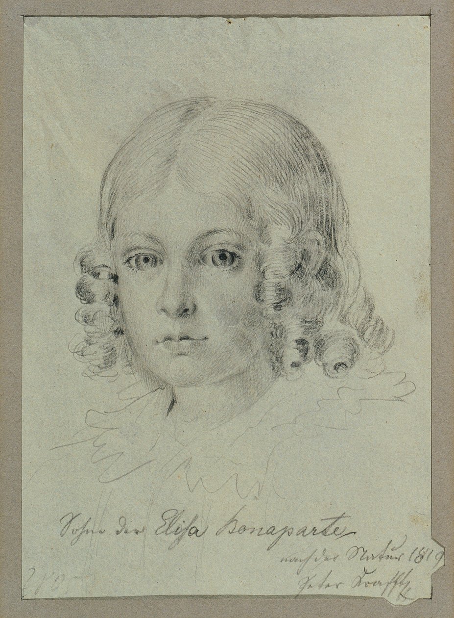 Søn af Elisa Bonaparte af Johann Peter Krafft