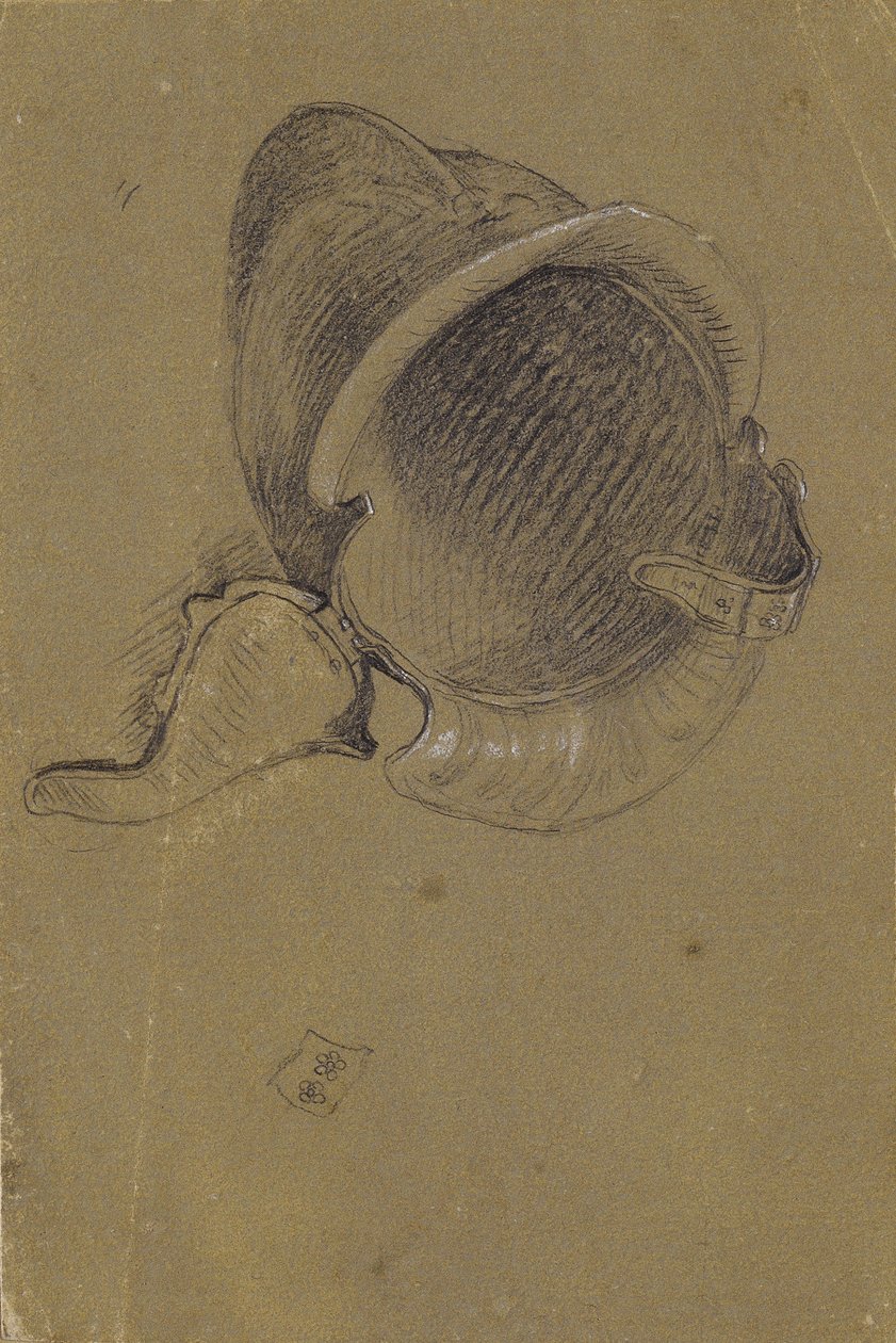 Studie af en hjelm af Johann Peter Krafft