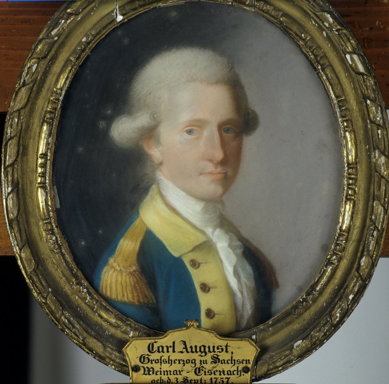 Carl August, storhertug af Sachsen-Weimar-Eisenach, 1780 af Johann Philipp Bach