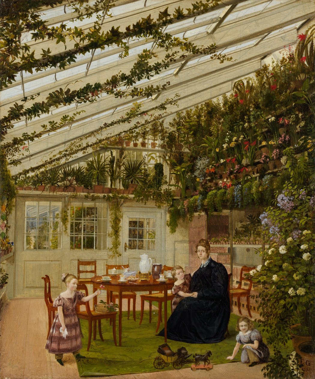 Hr. Westfals familie i konservatoriet, 1836 af Johann Philipp Eduard Gartner