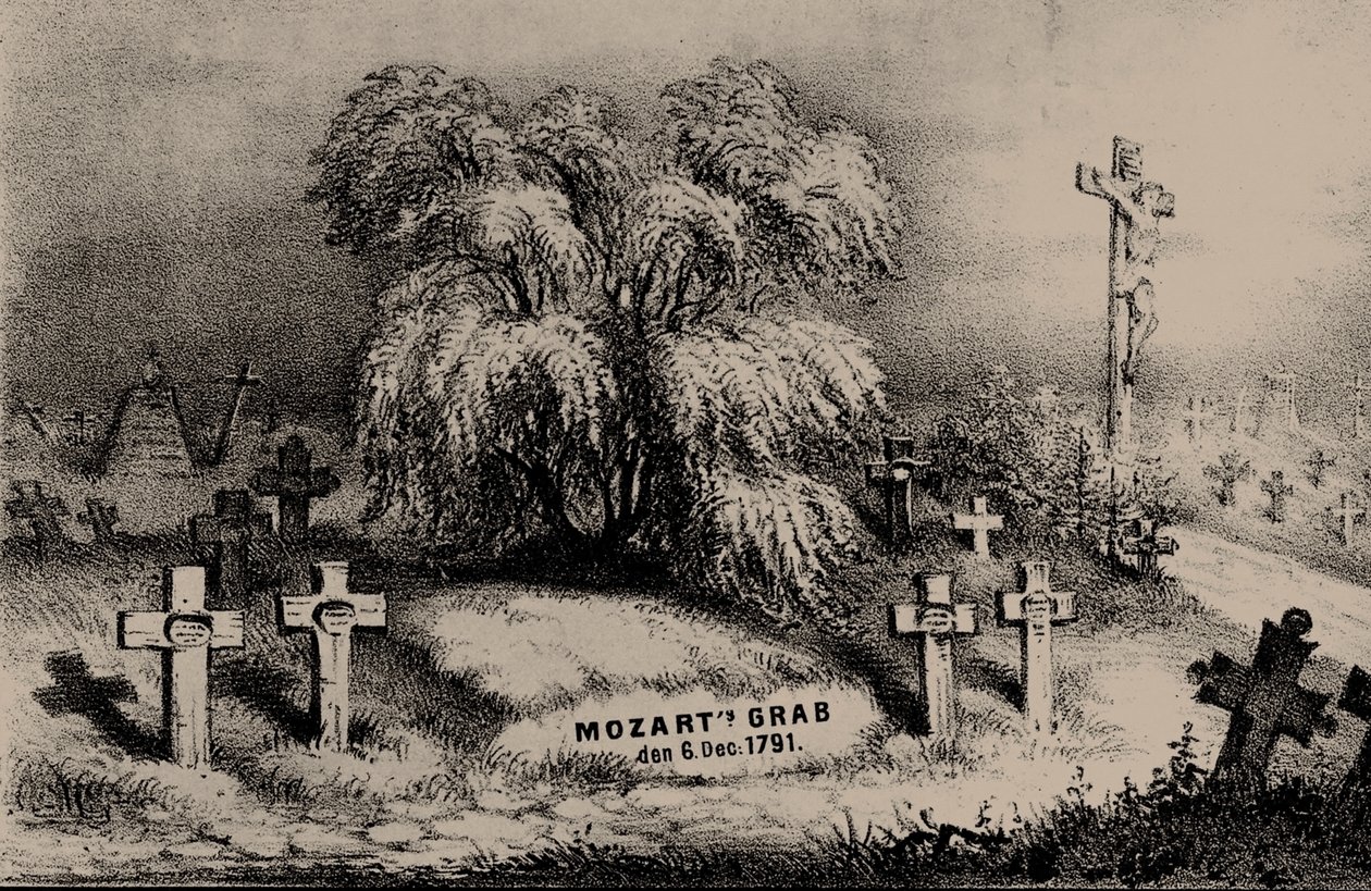 Mozarts alvorlige spørgsmål. Ifølge originale breve fra Mozarts enke selv, 1856. af Johann Ritter von Lucam