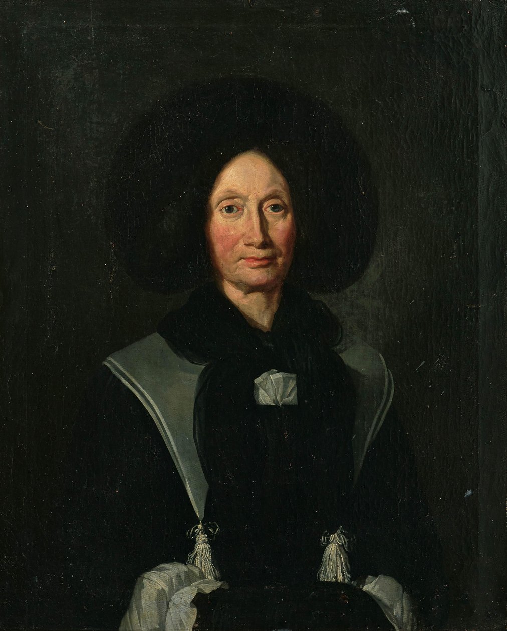 Tysk: Portræt af en fru Wurstemberger. af Johann Rudolf Huber