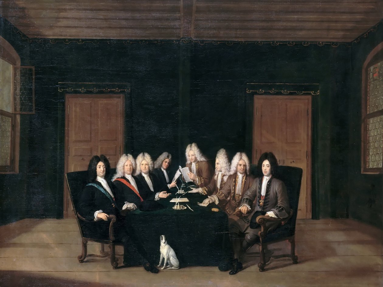 Udsendte fra fredskongressen i Baden den 7. september 1714 af Johann Rudolf Huber