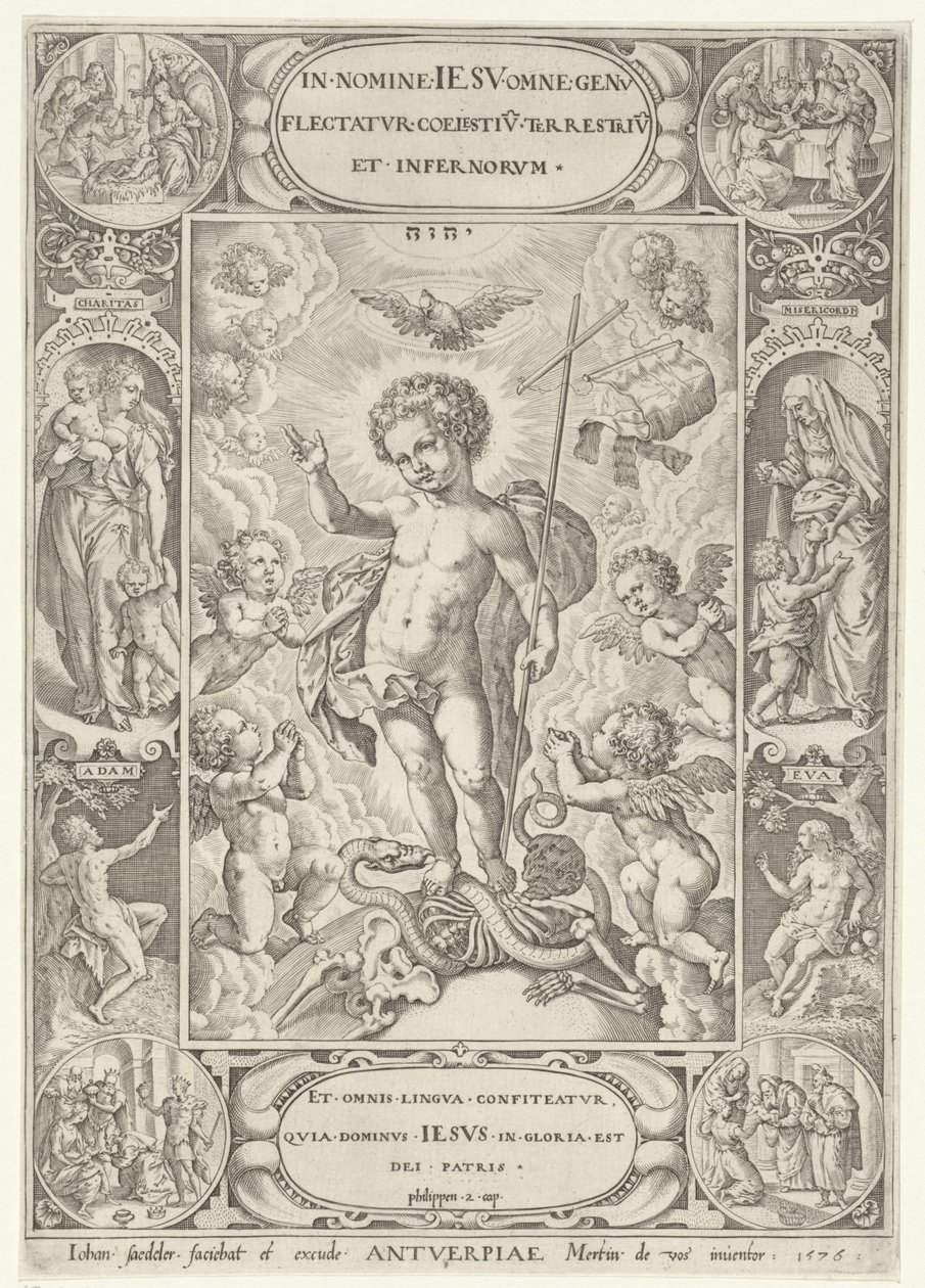 Kristus som et barn af Johann Sadeler (I)