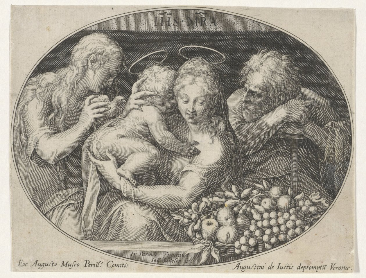 Hellig familie med Sankt Anna af Johann Sadeler (I)