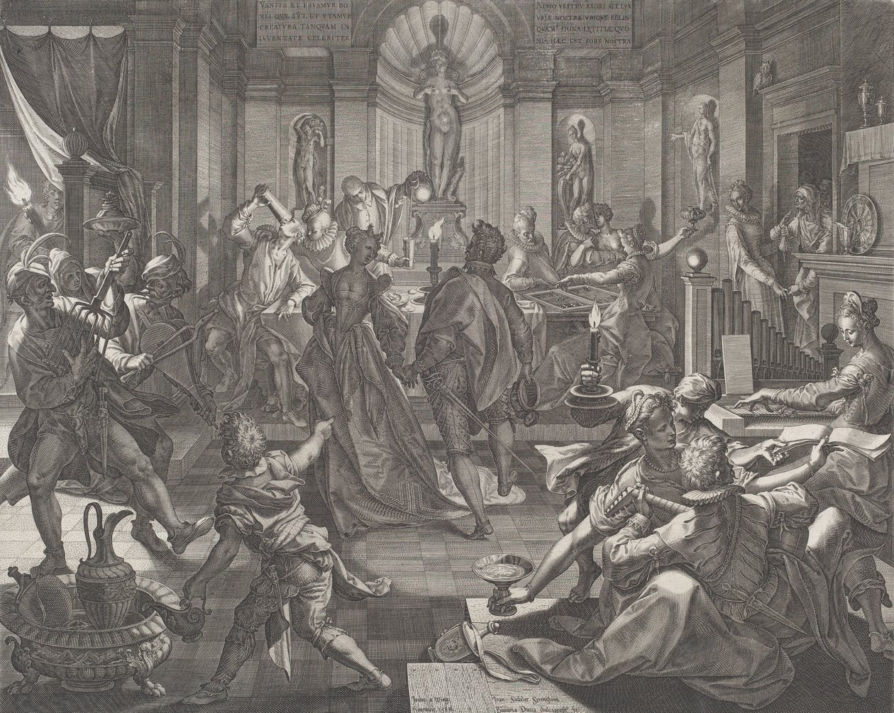Et Lysthus, 1588. af Johann Sadeler I