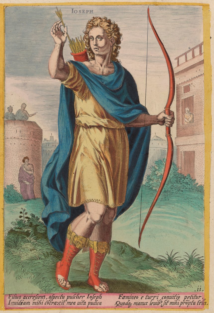 Benjamin, ca. 1585. af Johann Sadeler I