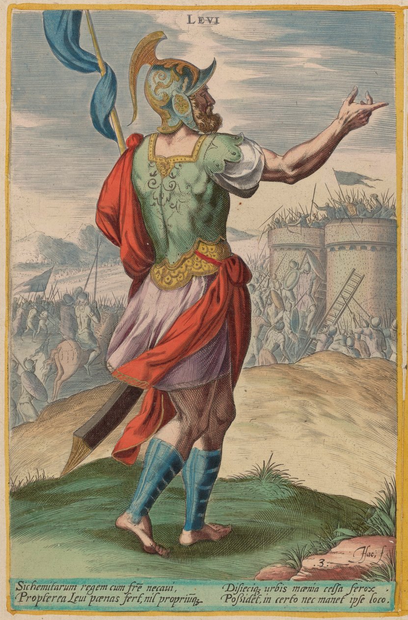 Levi, ca. 1585. af Johann Sadeler I