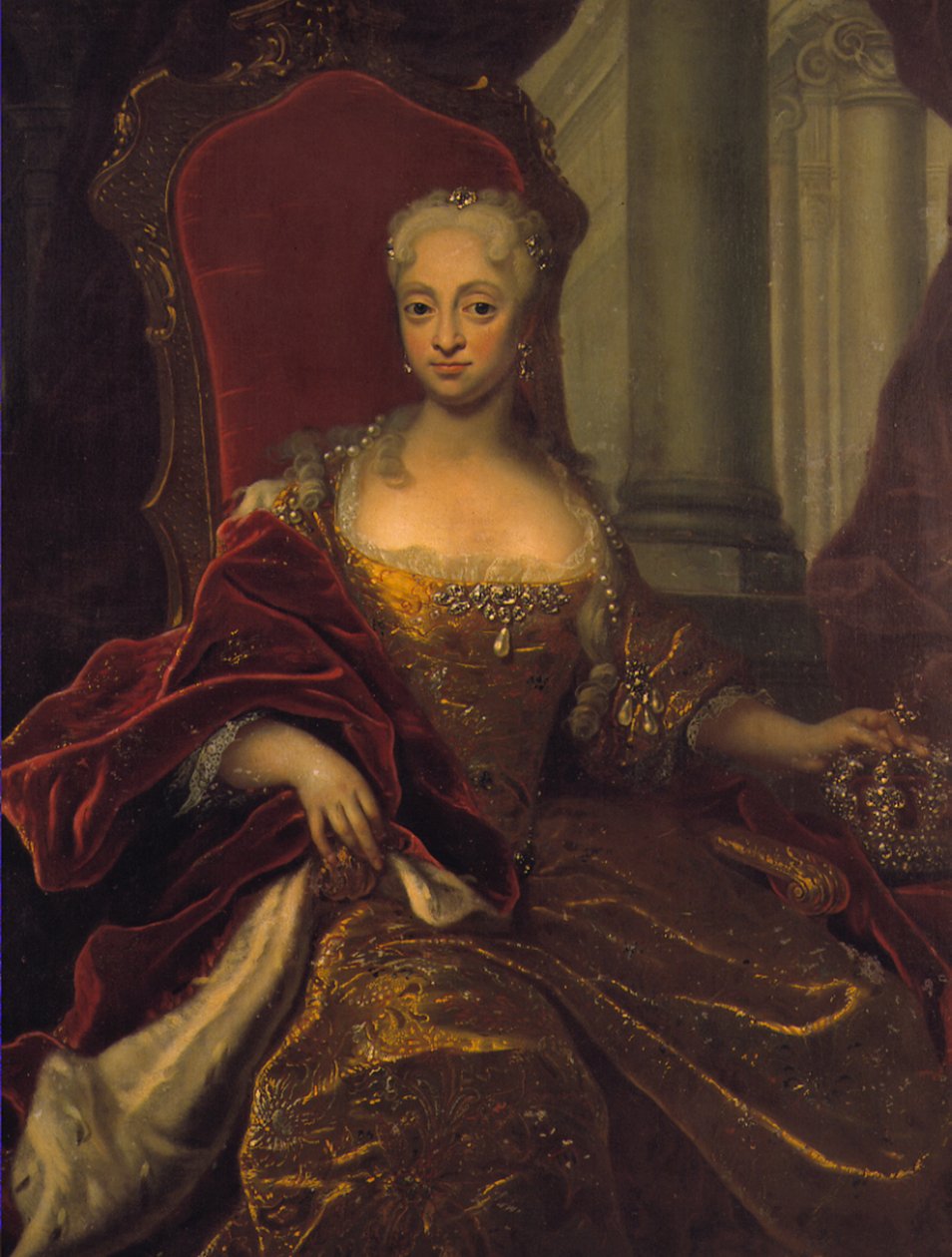 Louisemecklenburgdenmark af Johann Salomon Wahl
