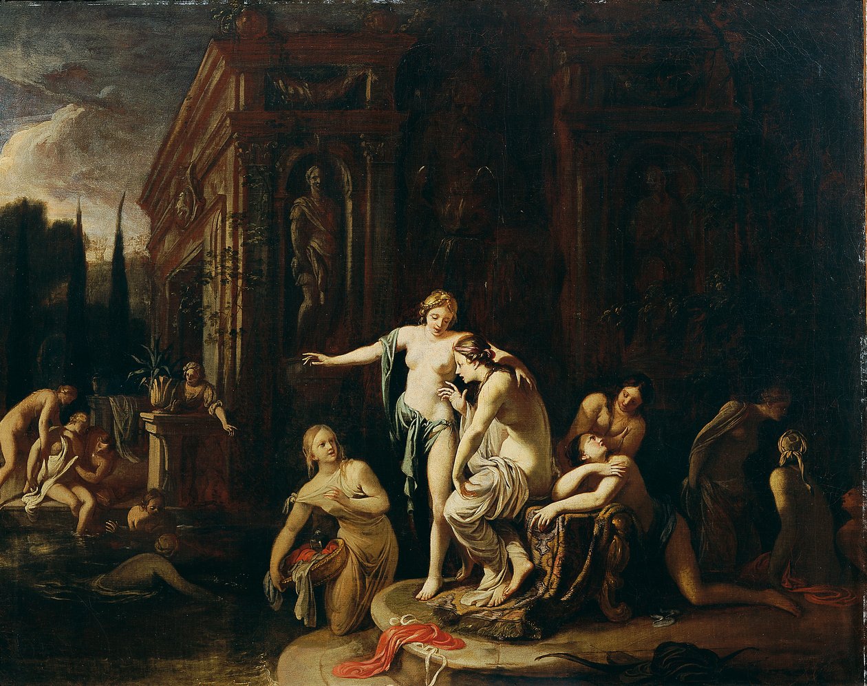 Diana og Callisto i badet af Johann Spillenberger