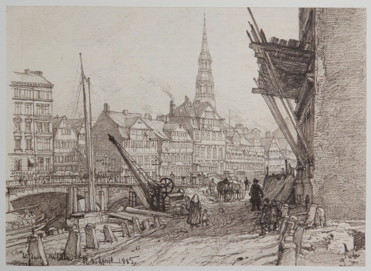 På Steinwerder 21-05-1882 af Johann Theobald Riefesell